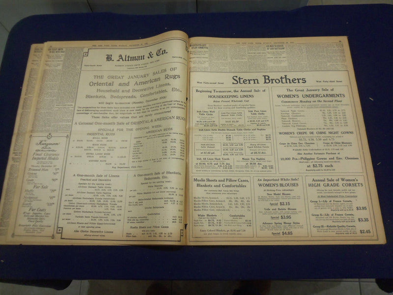 1918 DECEMBER 29 NEW YORK TIMES - LLOYD GEORGE AGREEMENT WITH WILSON - NT 9172