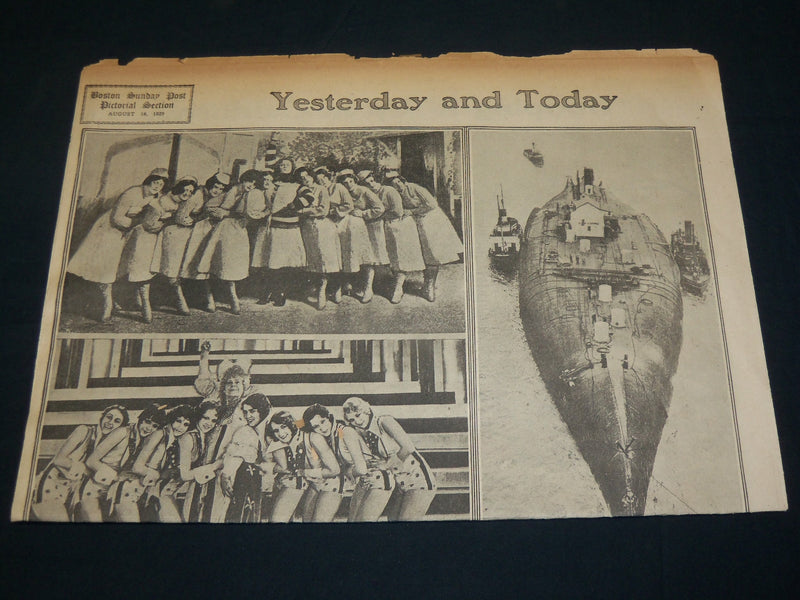 1929 AUGUST 18 BOSTON POST PICTORIAL SECTION - MARIE DRESSLER - NP 5338