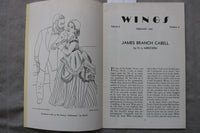 1932 FEBRUARY WINGS MAGAZINE - H. L. MENCKEN - K 3453