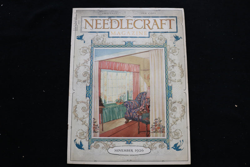 1926 NOVEMBER NEEDLECRAFT MAGAZINE - A BEAUTIFULLY ILLUSTRATED COVER - E 9910