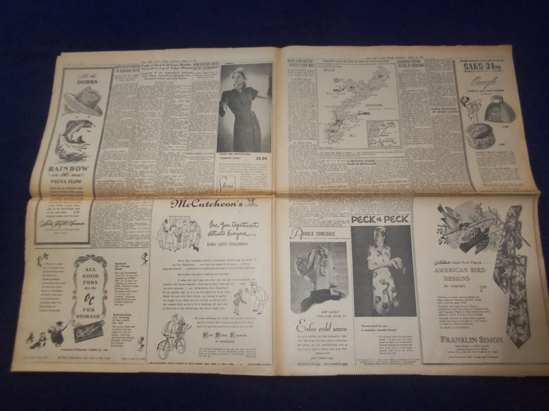 1945 APRIL 23 NEW YORK TIMES - RUSSIANS WIN SIXTH OF BERLIN, 16 SUBURBS- NP 6700