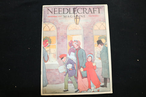 1927 DECEMBER NEEDLECRAFT MAGAZINE - A BEAUTIFULLY ILLUSTRATED COVER - E 9913