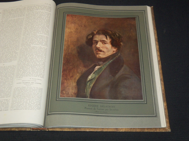1920 L'ILLUSTRATION FRENCH MAGAZINE BOUND VOLUME SET OF 2 - FULL YEAR