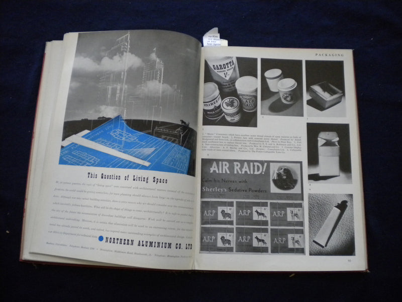 1941 MODERN PUBLICITY IN WAR HARDCOVER BOOK EDITED BY F. A. MERCER - KD 8000