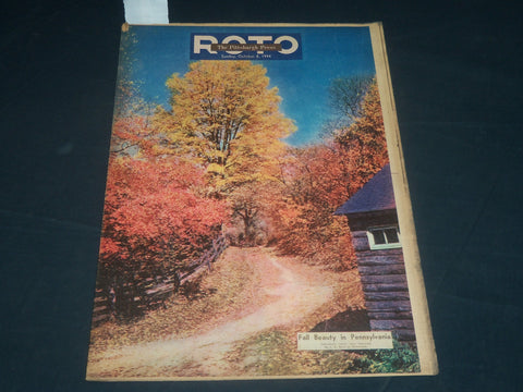 1944 OCTOBER 8 THE PITTSBURGH PRESS SUNDAY ROTO SECTION - FALL BEAUTY - NP 4468