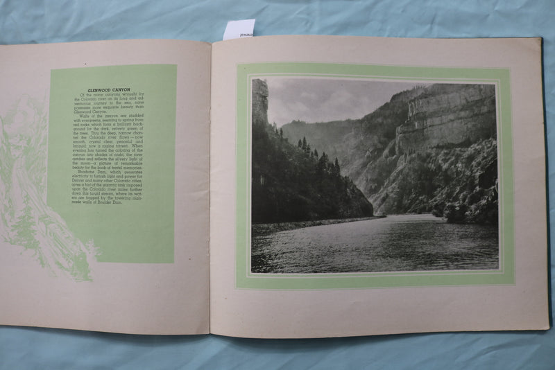 1943 ROCKY MOUNTAIN VIEWS OF THE RIO GRANDE - LOT OF 2 - SOFTCOVER BOOK - K 2484