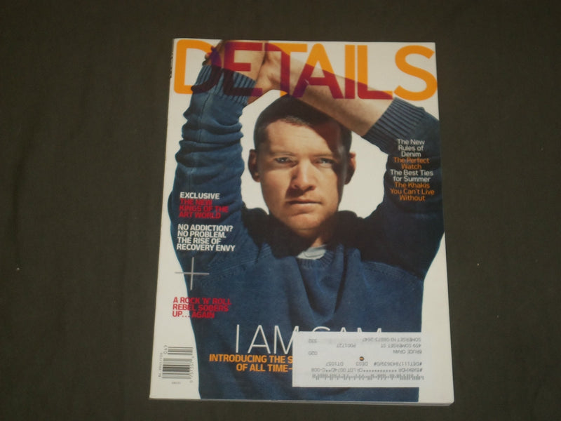 2010 APRIL DETAILS MAGAZINE - SAM WORTHINGTON COVER - I AM SAM - B 1628
