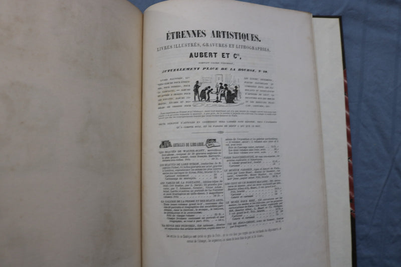1800'S FOLIES LITH, PAR CHAM & EMMY HARDCOVER BOOK -PARIS - KD 9584