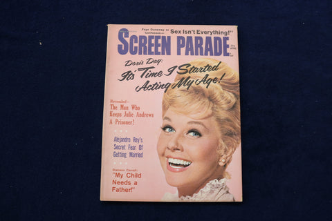 1969 APRIL SCREEN PARADE MAGAZINE - DORIS DAY COVER - E 12907