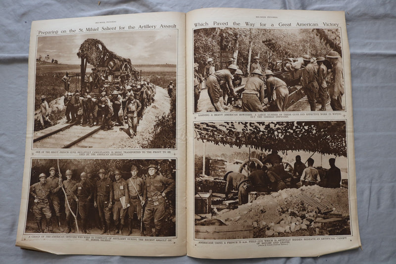 1918 OCT 3 MID-WEEK PICTORIAL MAGAZINE SECTION - THE VALLEY OF EL LEJA - NP 9239