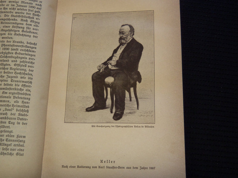 1921-1922 GOTTFRIED KELLER GERMAN BOOK LOT OF 6 - VOLUMES 1-6 - KD 2094