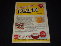 1985 JUNE 19-JULY 2 SALUT! MAGAZINE - MICHEL BERGER & JOHNNY HALLYDAY - E 12410