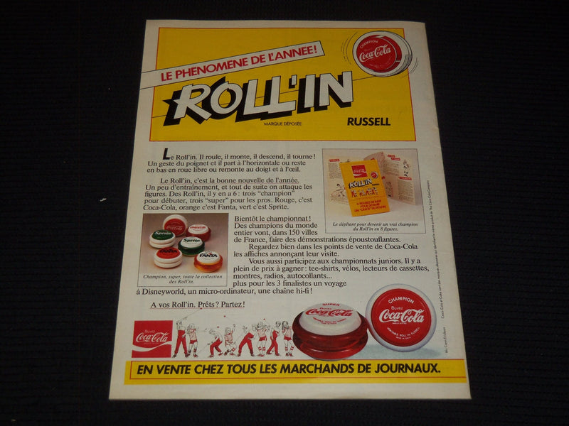1985 JUNE 19-JULY 2 SALUT! MAGAZINE - MICHEL BERGER & JOHNNY HALLYDAY - E 12410