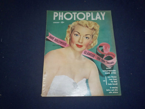 1951 JANUARY PHOTOPLAY MAGAZINE - LANA TURNER COVER - F 251U