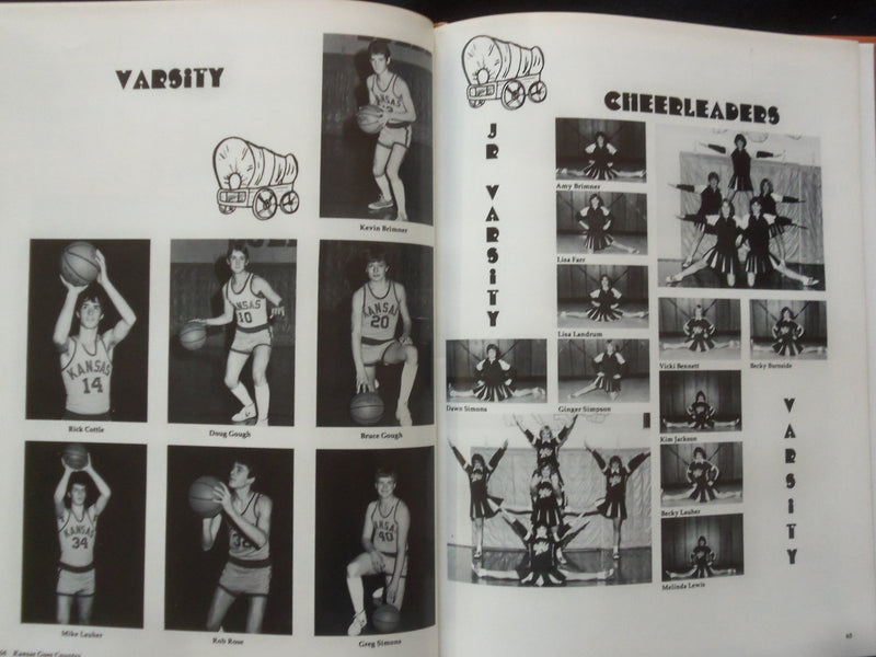 1982 KANILLIO KANSAS HIGH SCHOOL YEARBOOK - KANSAS, ILLINOIS - YB 3357