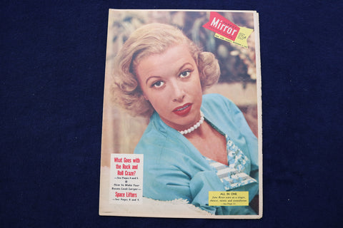 1955 NOVEMBER 6 NY MIRROR MAGAZINE - JANE KEAN COVER - E 22577