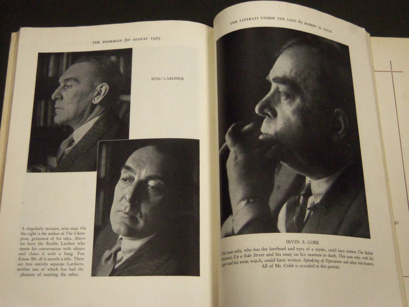 1929 THE BOOKMAN MAGAZINE LOT OF 8 ISSUES - GREAT STORIES - WR 88