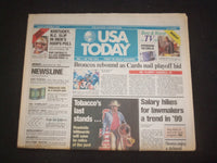 1998 DECEMBER 28 USA TODAY NEWSPAPER -SALARY HIKES FOR LAWMAKERS IN '99- NP 7980