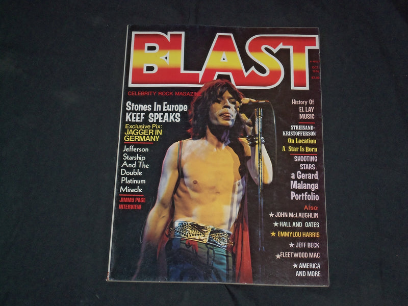 1976 OCTOBER BLAST MAGAZINE - MICK JAGGER COVER - CW 462