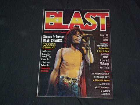 1976 OCTOBER BLAST MAGAZINE - MICK JAGGER COVER - CW 462