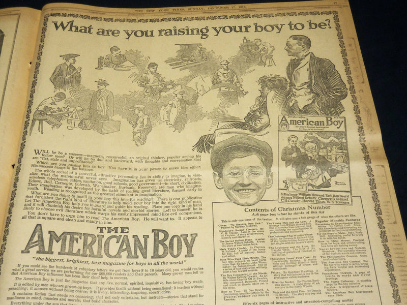 1916 DECEMBER 17 NEW YORK TIMES - RUSSIA READY FOR ANY SACRAFICE - NT 8654