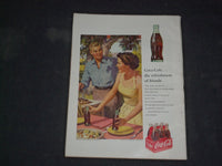 1953 JULY WOMAN'S DAY MAGAZINE - BOYS FISHING COVER - B 4054