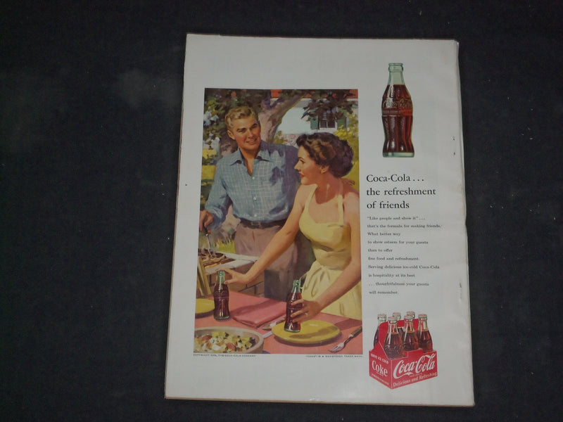 1953 JULY WOMAN'S DAY MAGAZINE - BOYS FISHING COVER - B 4054
