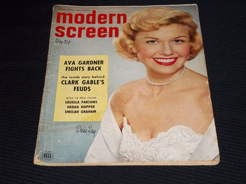 1952 MAY MODERN SCREEN MAGAZINE - DORIS DAY FRONT COVER - E 14545