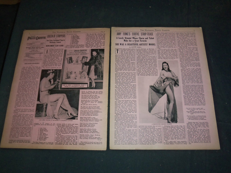 1941 APRIL THE NATIONAL POLICE GAZETTE MAGAZINE - AMY FONG - B 5882