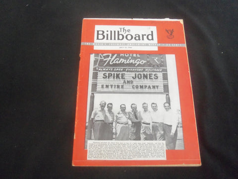 1948 JULY 10 THE BILLBOARD MAGAZINE - SPIKE JONES AND ENTIRE COMPANY - SP 9436B