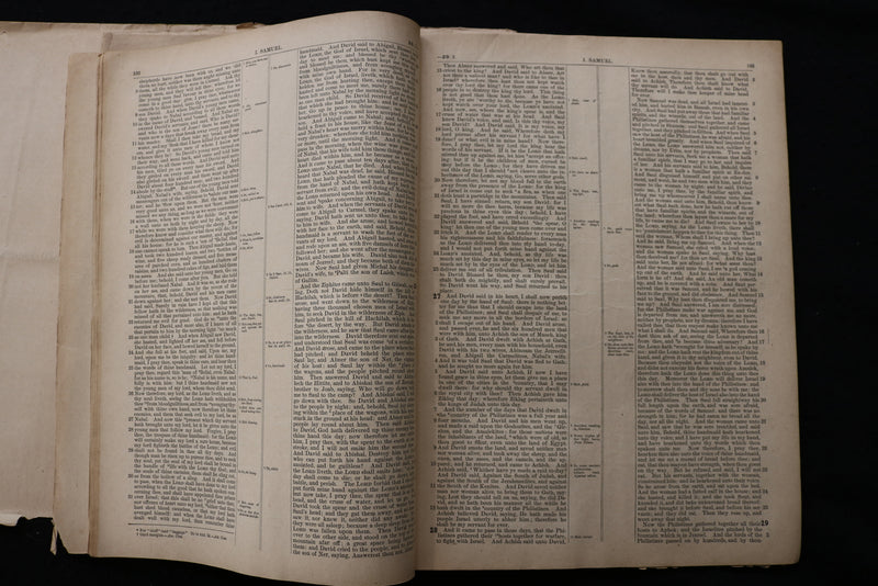 1885 THE OLD TESTAMENT IN 4 PARTS - HARPERS' - SOFTCOVER - K 2418