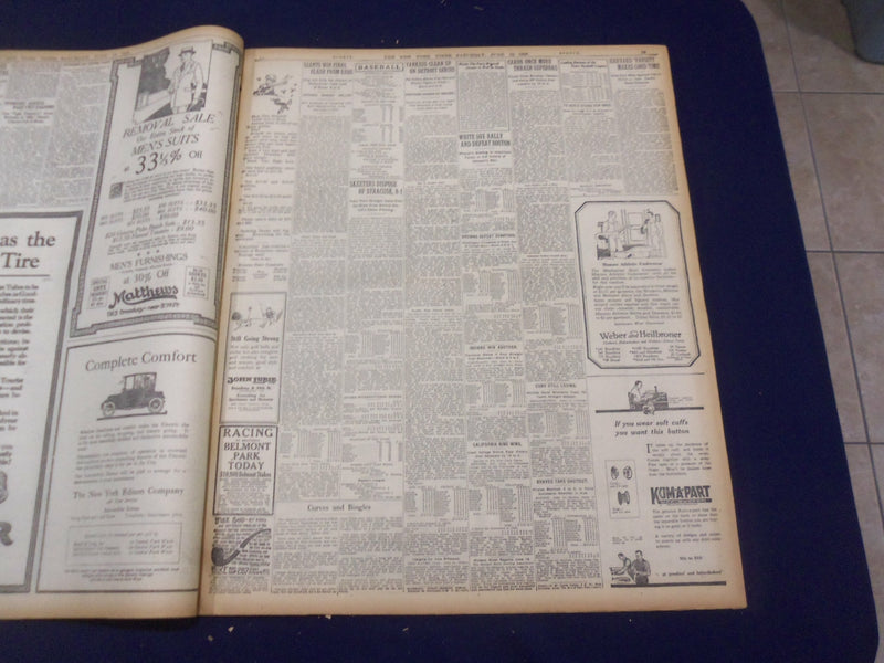 1920 JUNE 12 NEW YORK TIMES - FOUR BALLOTS, NO NOMINATION - NT 9112