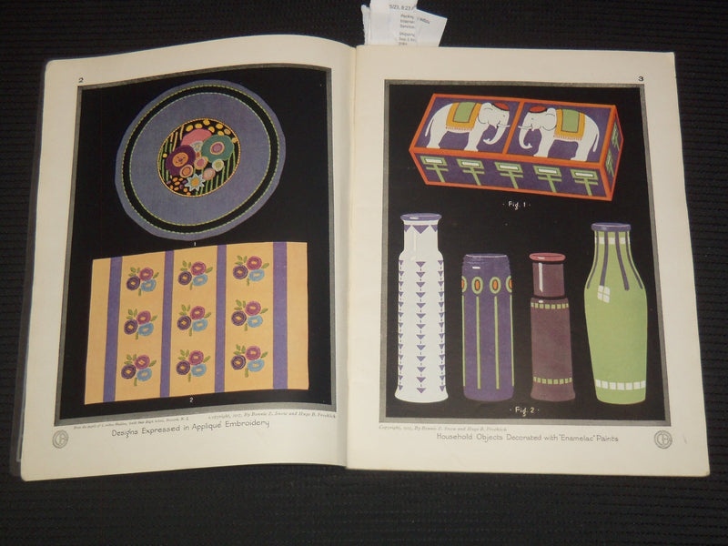 1918 INDUSTRIAL ART TEXT BOOKS PART 8 - BONNIE SNOW - HUGO FROEHLICH - K 1037