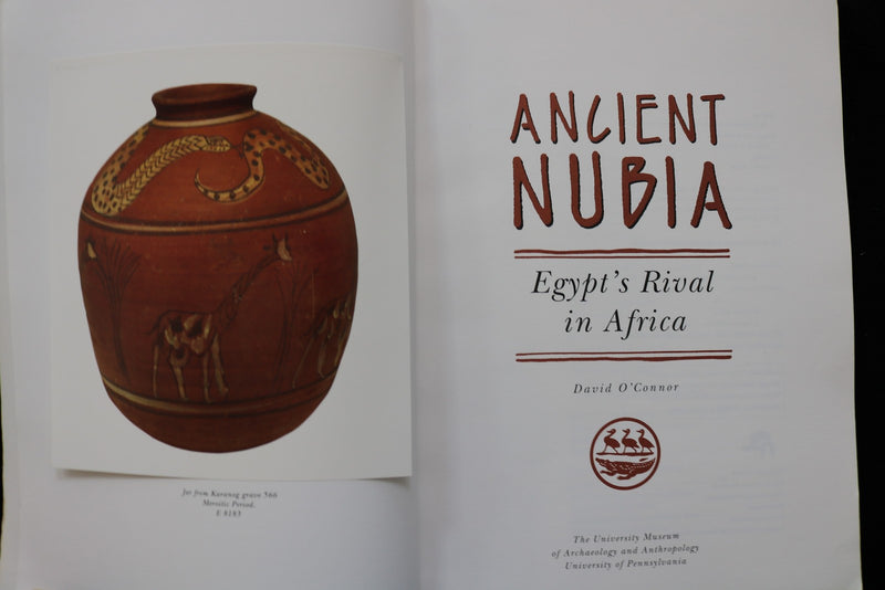 1993 ANCIENT NUBIA - EGYPT'S RIVAL IN AFRICA SOFTCOVER BOOK - KD 9829