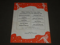 1945 ROSE MARIE SOUVENIR PROGRAM - NICE PHOTOS - J 2369