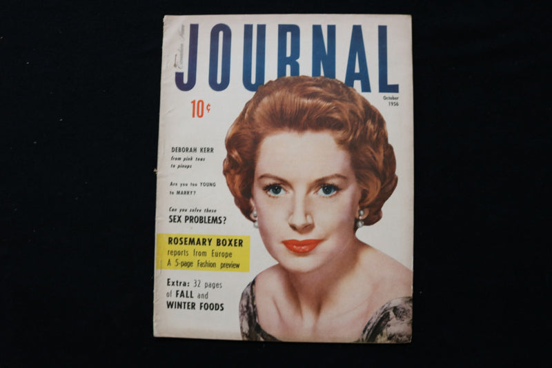 1956 OCTOBER CANADIAN HOME JOURNAL MAGAZINE - DEBORAH KERR COVER - E 25247