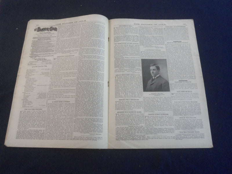 1898 FEBRUARY 5 THE BANNER OF GOLD MAGAZINE - HOMER A. KENYON COVER - B 2801V