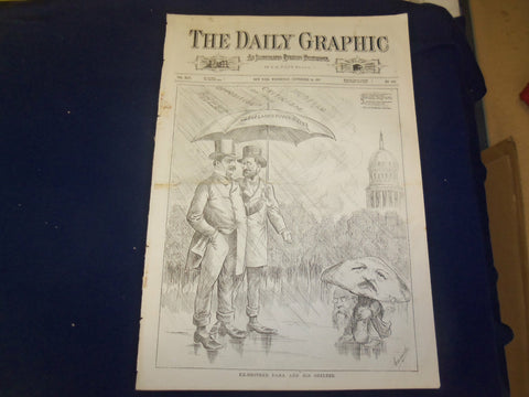 1887 SEPTEMBER 14 THE DAILY GRAPHIC NEWSPAPER-EX-BROTHER DANA & SHELTER- NT 7669