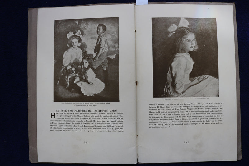1914 APRIL ACADEMY NOTES QUARTERLY BUFFALO FINE ARTS SOFTCOVER BOOK - K 856