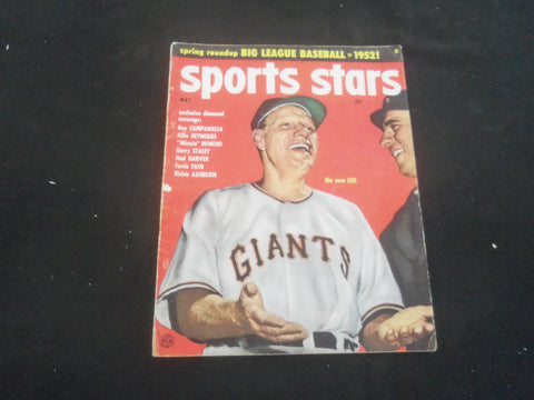 1952 MAY SPORTS STARS MAGAZINE - LEO DUROCHER COVER - J 7736