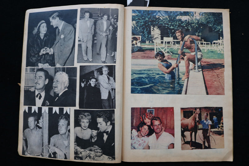 MOVIE STARS SCRAPBOOK - MANY PHOTOS - E 24961