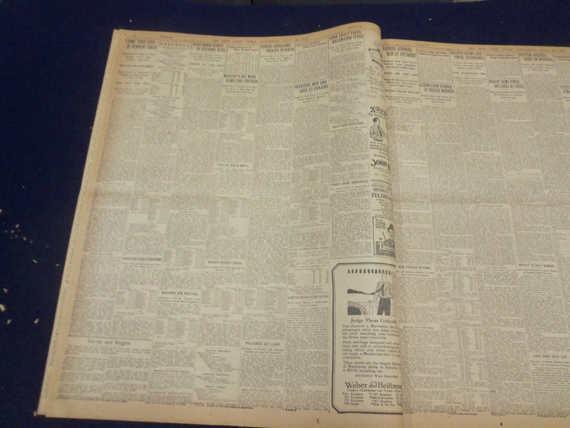 1920 JULY 24 NEW YORK TIMES - RESOLUTE WINS CUP TO BE DECIDED TODAY - NT 9339