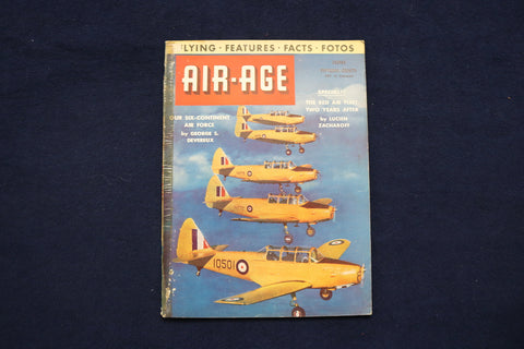 1943 JUNE AIR-AGE MAGAZINE - THE RED AIR FLEET COVER - E 11368