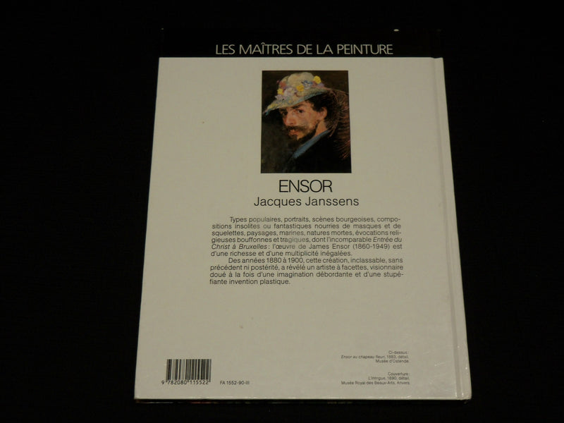 1990 ENSOR HARDCOVER BOOK BY JACQUES JANSSENS - FLAMMARION - R 717J