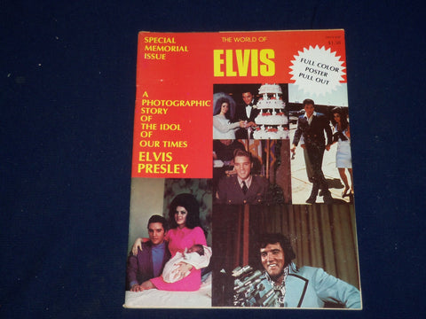 1977 THE WORLD OF ELVIS MAGAZINE - ELVIS PRESLEY - PHOTOS - SP 9901