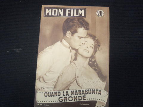 1954 DECEMBER 15 MON FILM FRENCH MAGAZINE - PARKER & CHARLTON HESTON - E 26154
