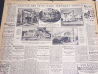 1930 OCTOBER 5 NEW YORK TIMES REAL ESTATE - NEW BUILDING ERA OPENING - NT 6998