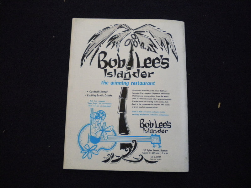 1971-1972 BOSTON BRAVES AHL HOCKEY PROGRAM - SP 3624K