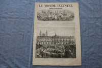 1873 AUG 16 LE MONDE ILLUSTRE MAGAZINE - LA LIBERATION-NANCY - FRENCH - NP 8448