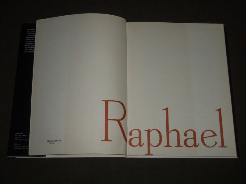 1974 RAPHAEL HARDCOVER BOOK BY VASILE FLOREA - NICE PRINTS - D 229